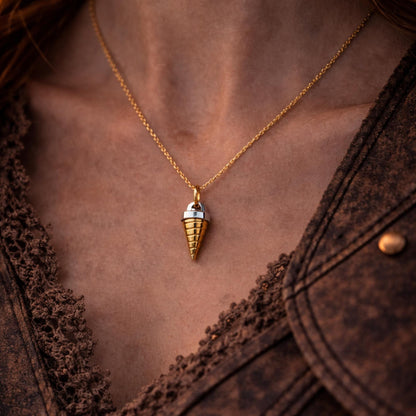 Gurren Lagann Core Drill Necklace