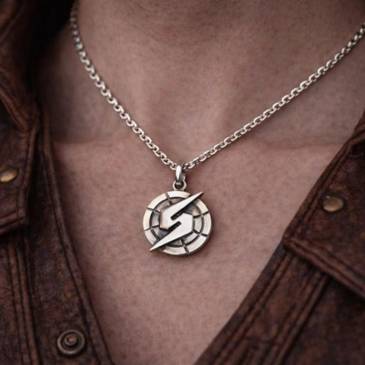 Metroid Screw Attack Necklace