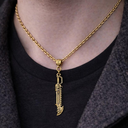 Warhammer 40k Chainsword Necklace