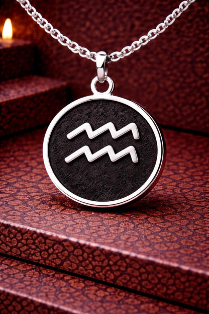 Aquarius Zodiac Necklace