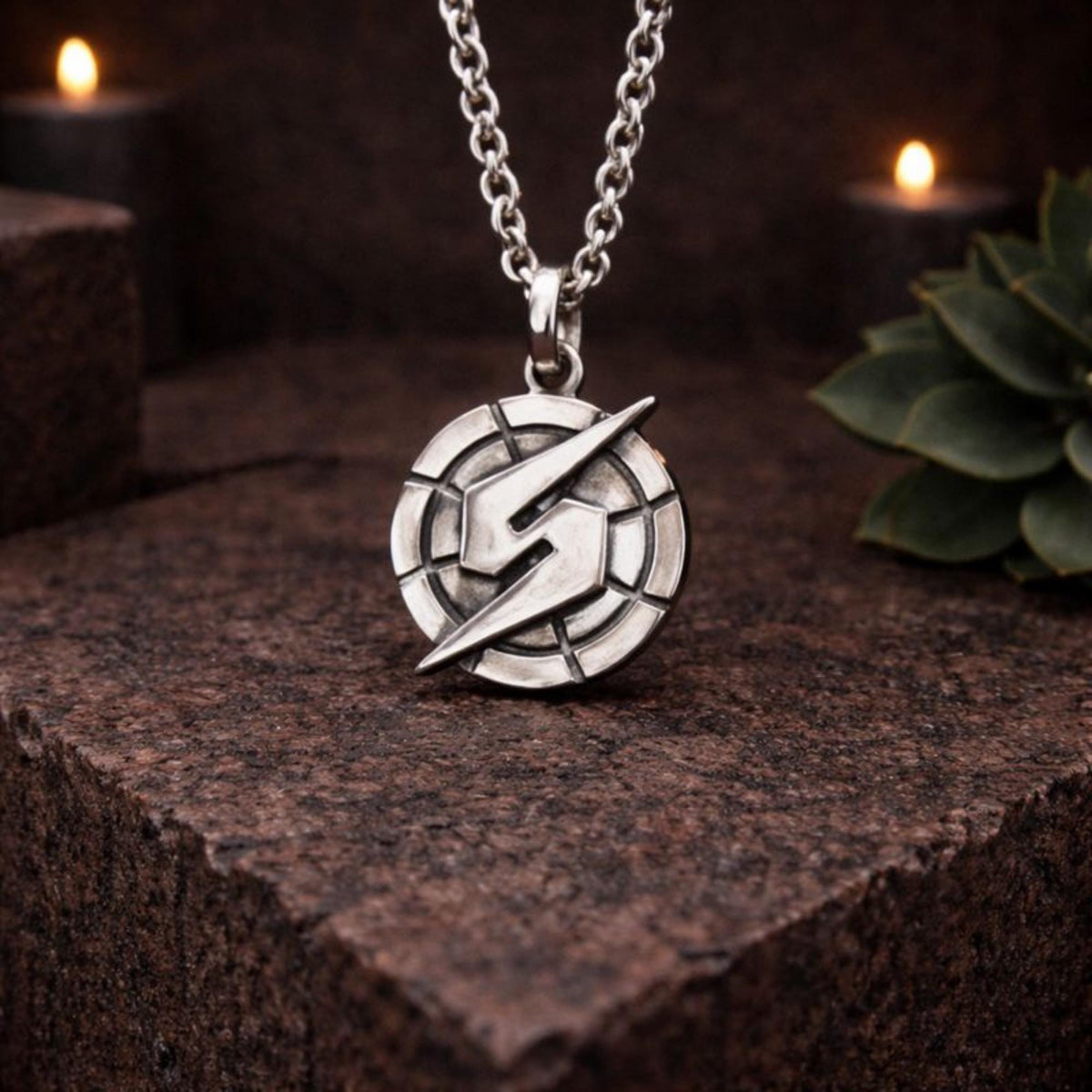 Metroid Screw Attack Necklace