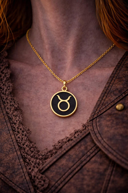 Taurus Zodiac Necklace
