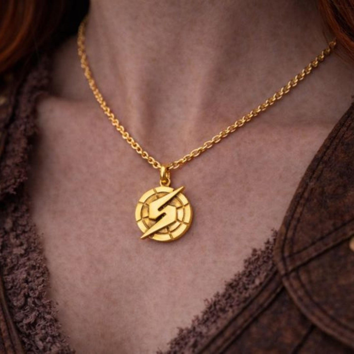 Metroid Screw Attack Necklace
