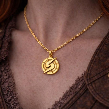 Metroid Screw Attack Necklace