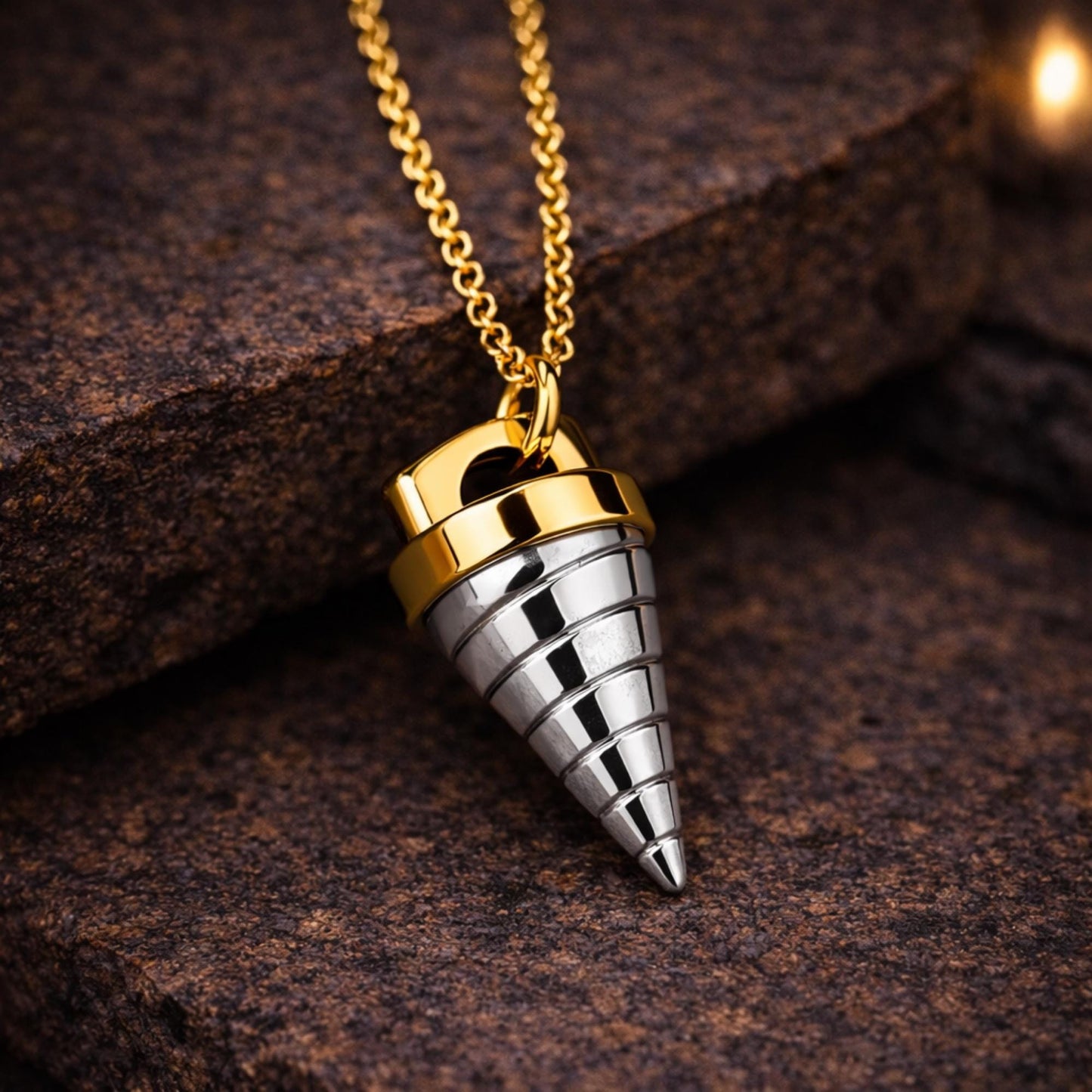Gurren Lagann Core Drill Necklace