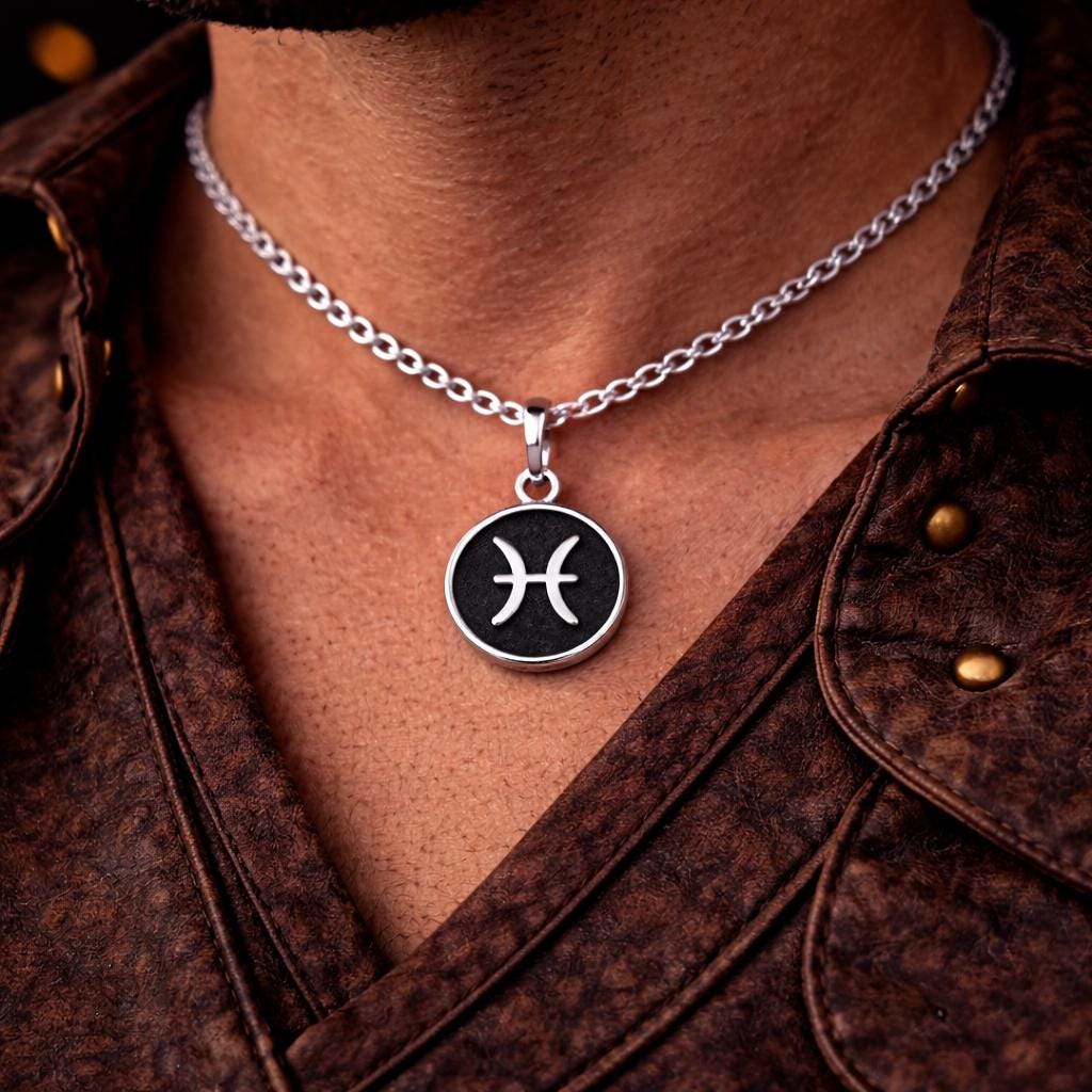 Pisces Zodiac Necklace