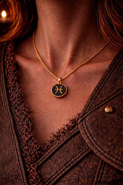 Pisces Zodiac Necklace