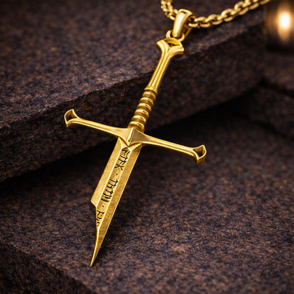 Shard of Narsil Broken Sword Pendant