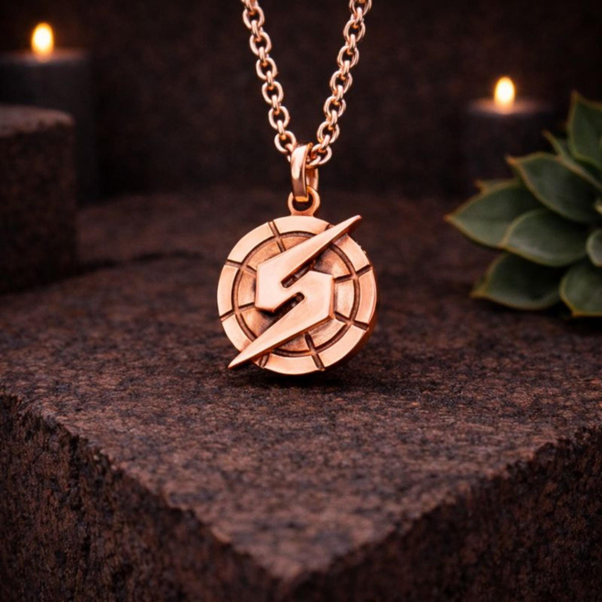 Metroid Screw Attack Necklace