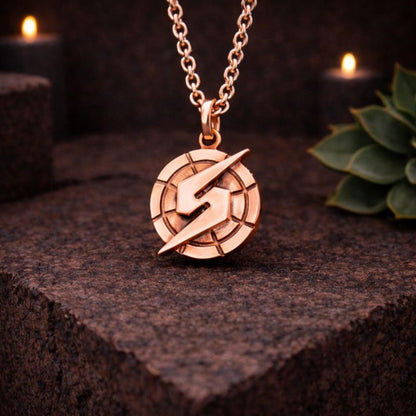 Metroid Screw Attack Necklace