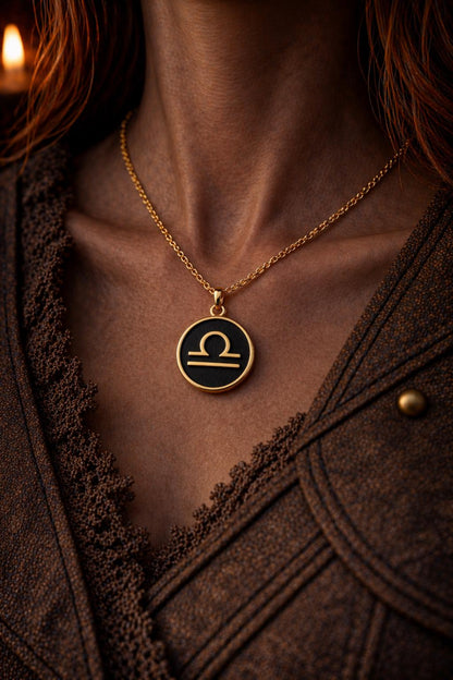 Libra Zodiac Necklace