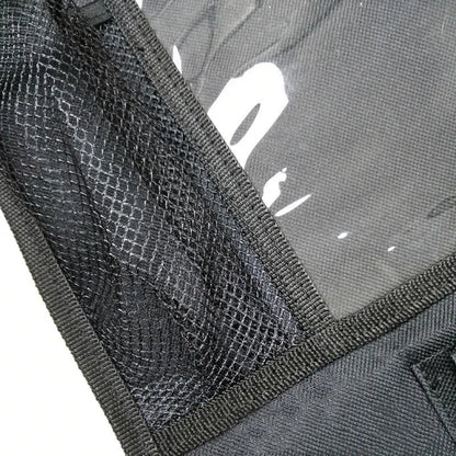 Backseat Car Organizer mesh pocket close-up