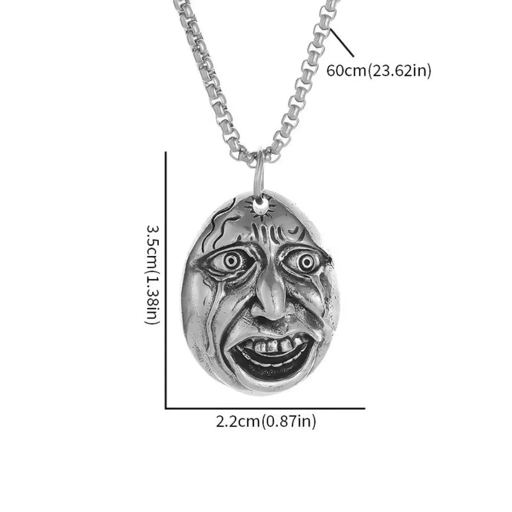 Anime Vintage Pendant Necklace — Stainless Steel