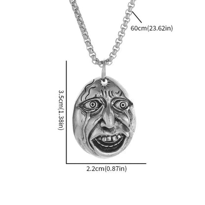 Anime Vintage Pendant Necklace — Stainless Steel