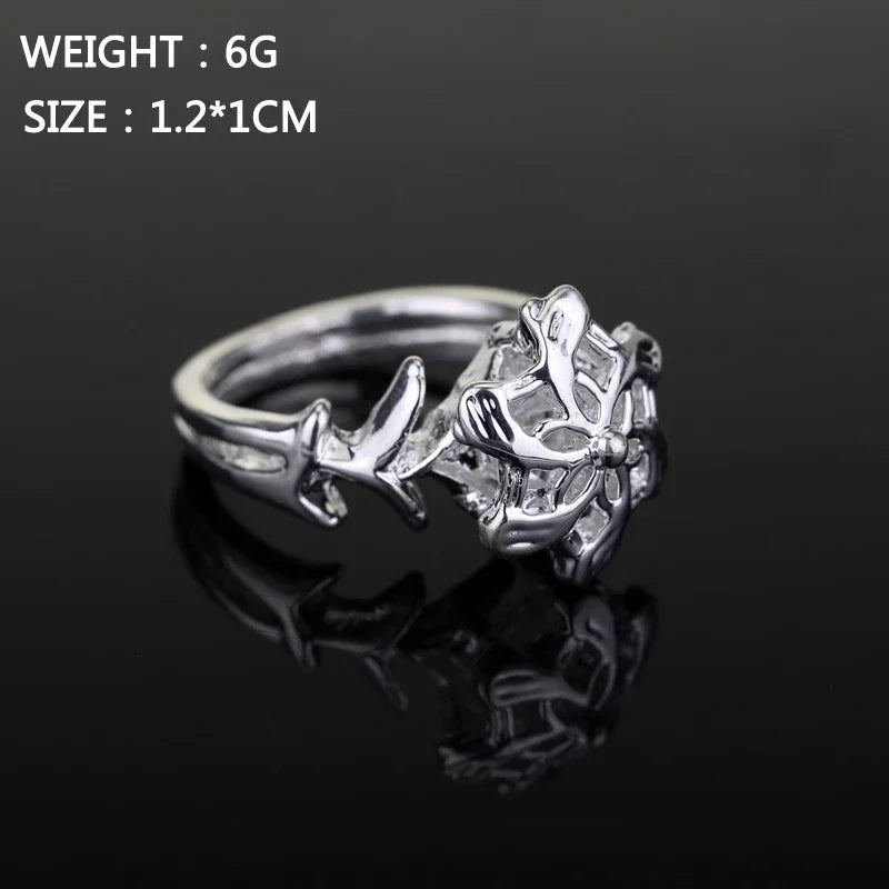 Galadriel Nenya LOTR Ring — Stainless Steel Silver