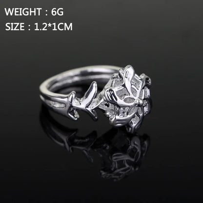 Galadriel Nenya LOTR Ring — Stainless Steel Silver