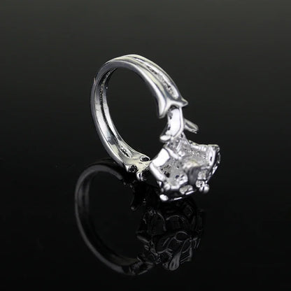 Galadriel Nenya LOTR Ring — Stainless Steel Silver