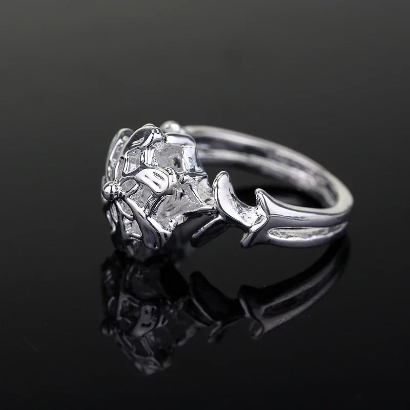 Galadriel Nenya LOTR Ring — Stainless Steel Silver
