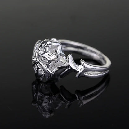 Galadriel Nenya LOTR Ring — Stainless Steel Silver