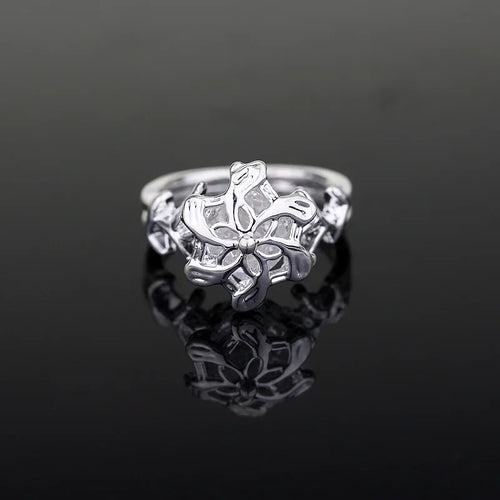 Galadriel Nenya LOTR Ring — Stainless Steel Silver
