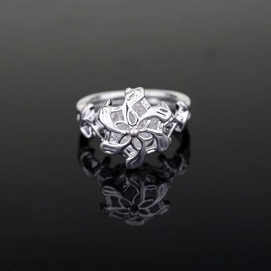 Galadriel Nenya LOTR Ring — Stainless Steel Silver