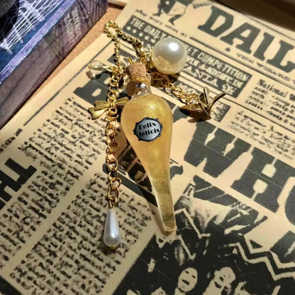 Felix Felicis Lucky Potion Pendant Necklace