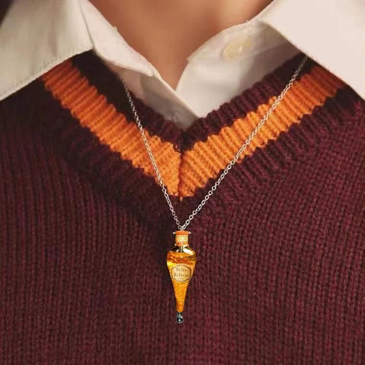 Felix Felicis Lucky Potion Pendant Necklace