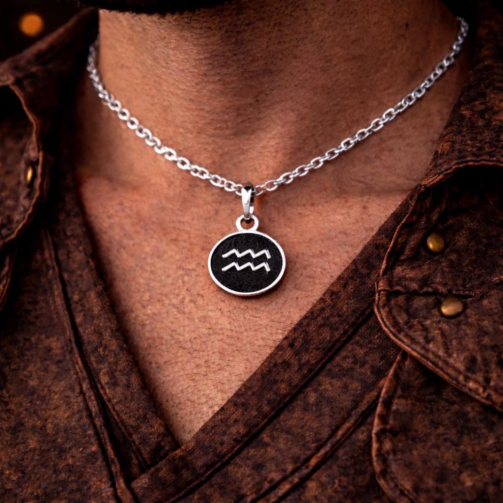 Aquarius Zodiac Necklace