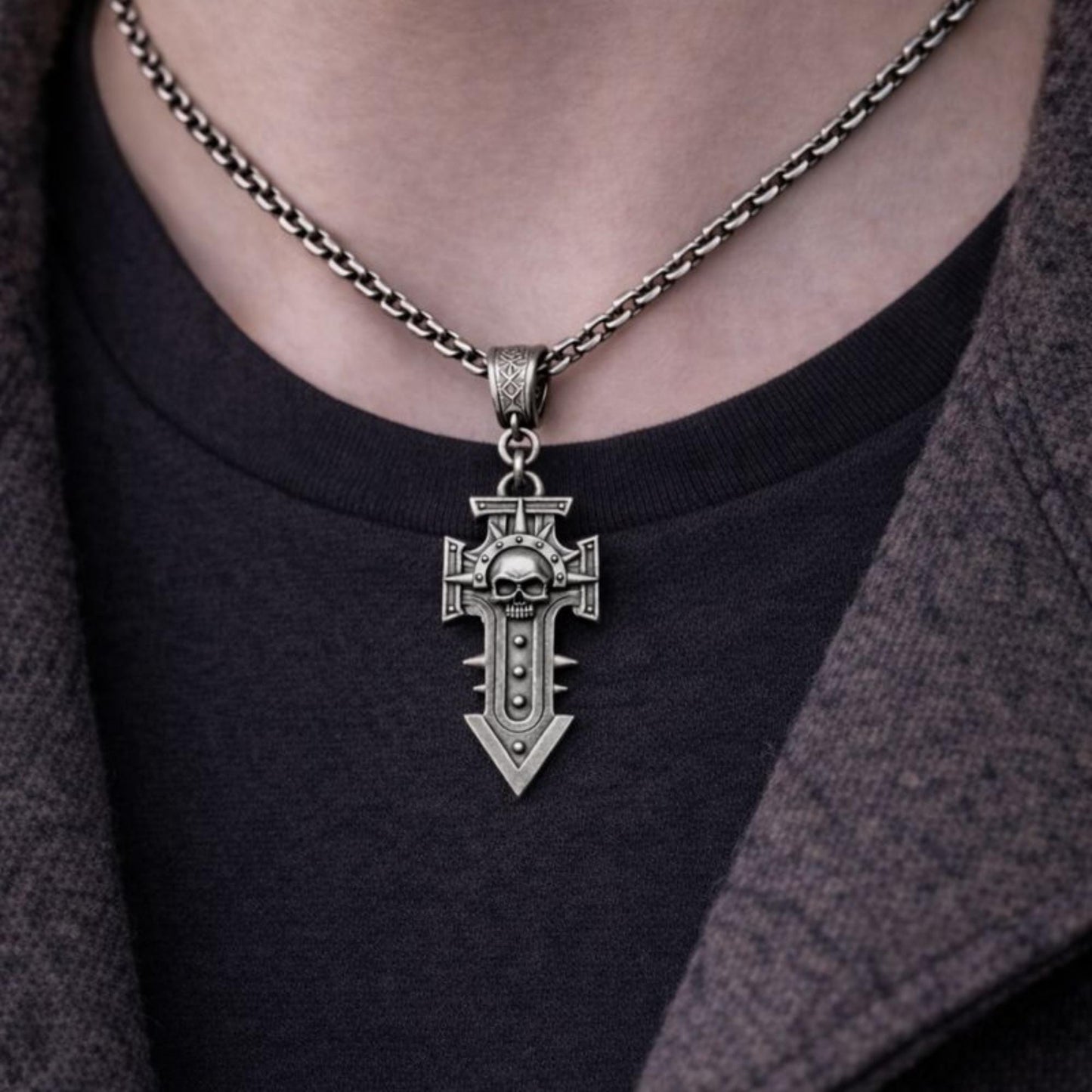 Warhammer 40K Skull Necklace
