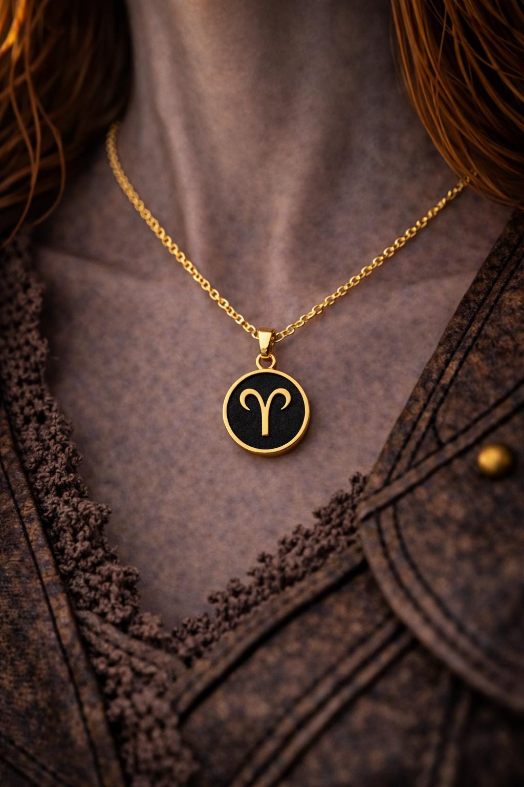 Aries Zodiac Necklace