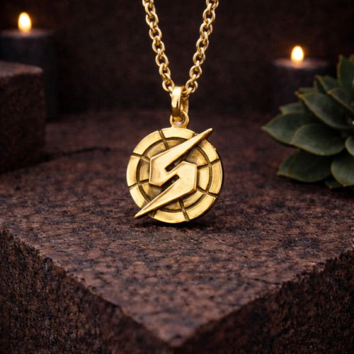 Metroid Screw Attack Necklace