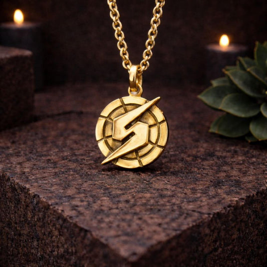 Metroid Screw Attack Necklace