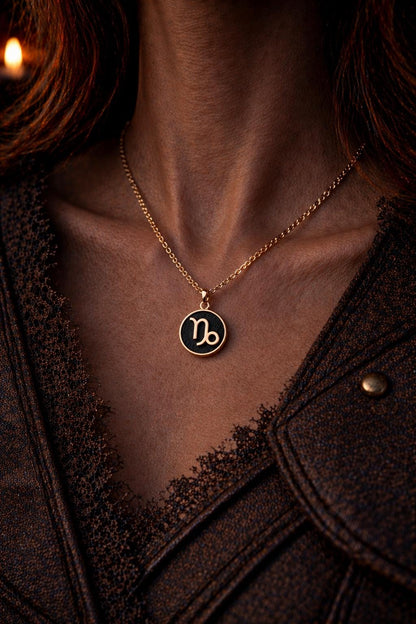 Capricorn Zodiac Necklace