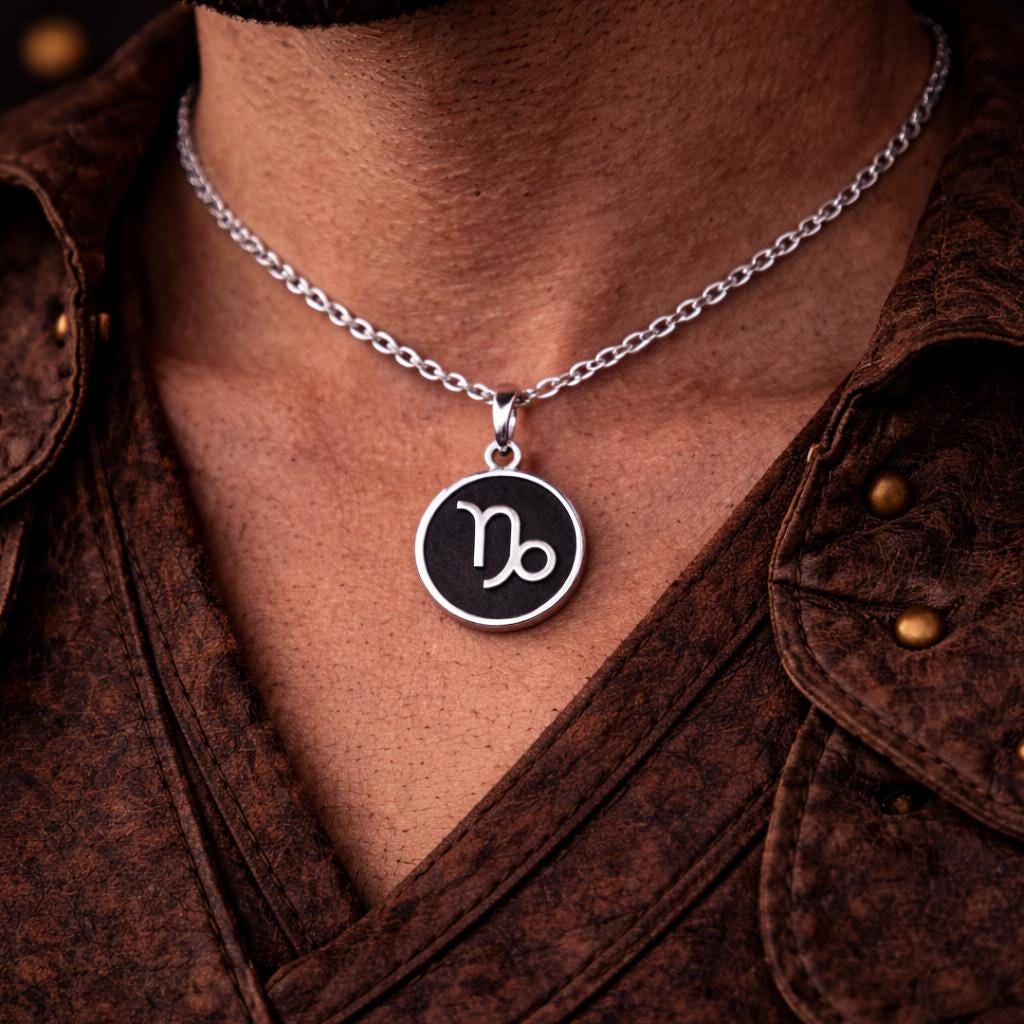 Capricorn Zodiac Necklace