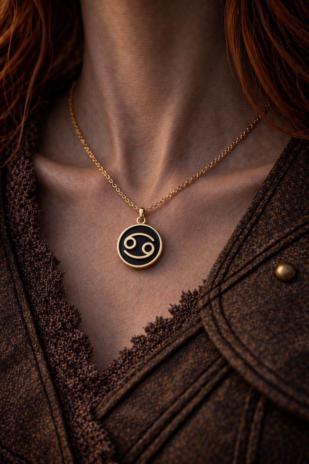 Cancer Zodiac Necklace