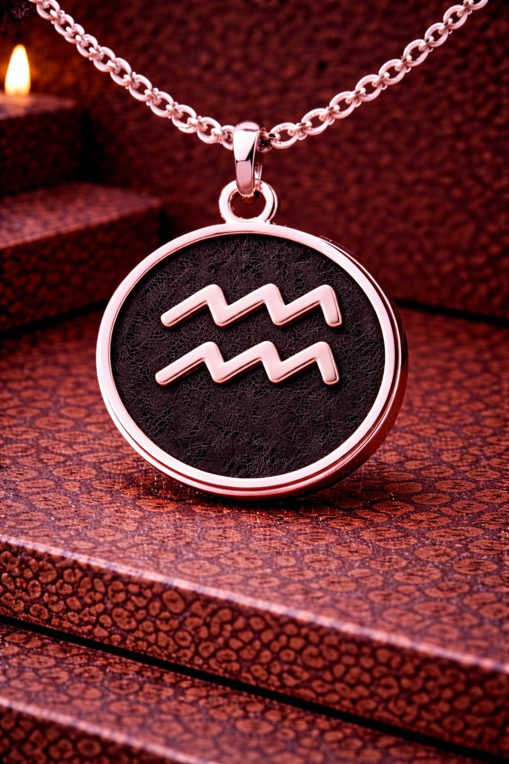 Aquarius Zodiac Necklace