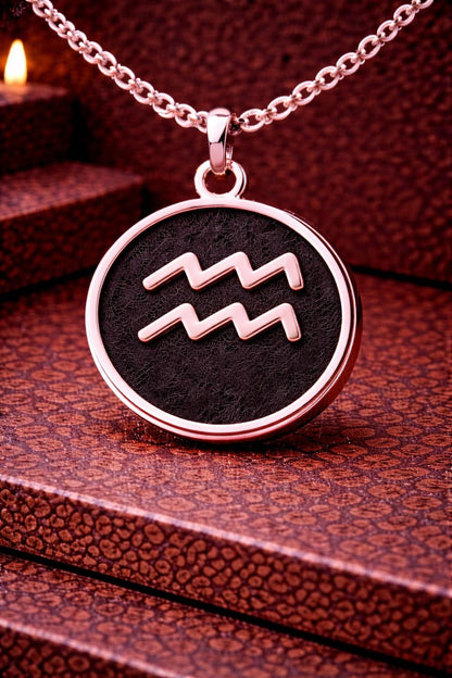 Aquarius Zodiac Necklace