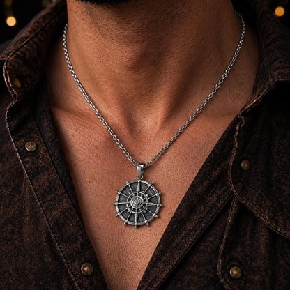 Black Sun Shield Necklace – Crimson Desert