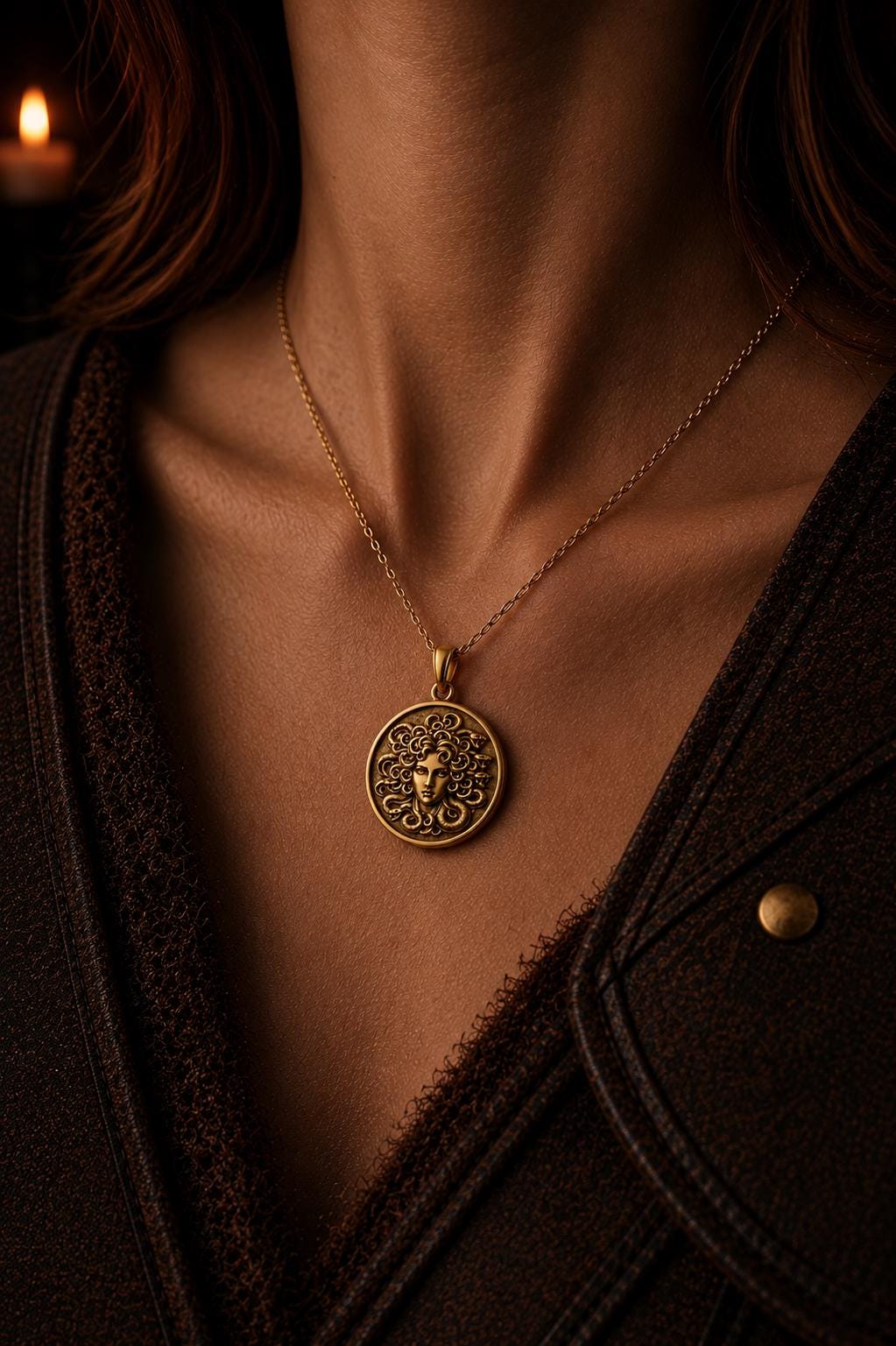 Medusa Pendant – Snake Necklace