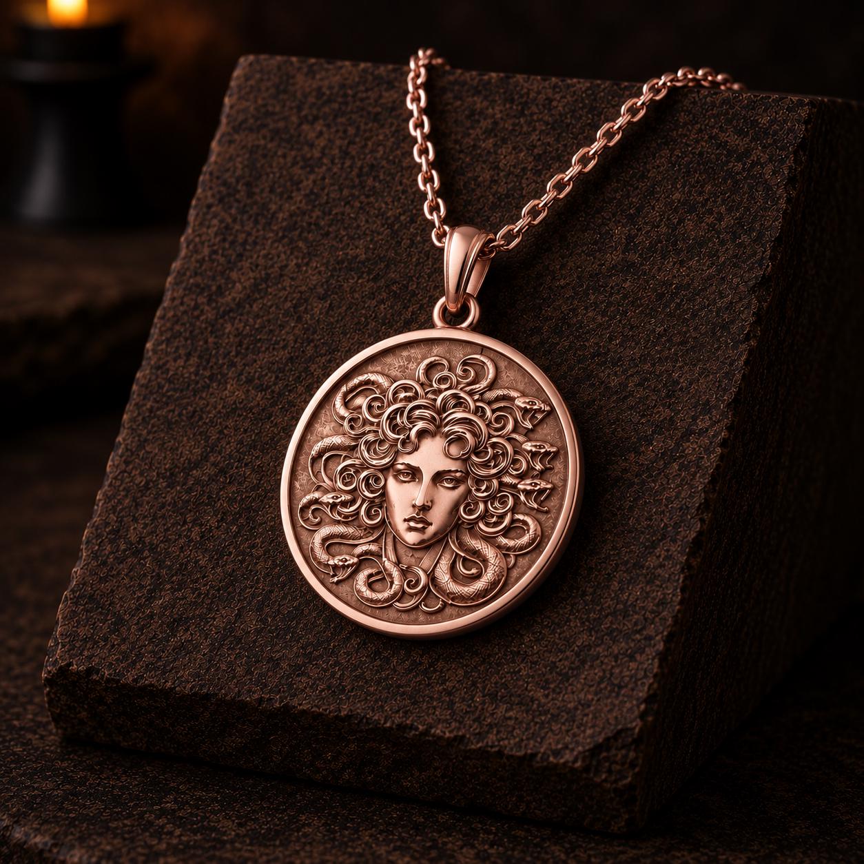 Medusa Pendant – Snake Necklace