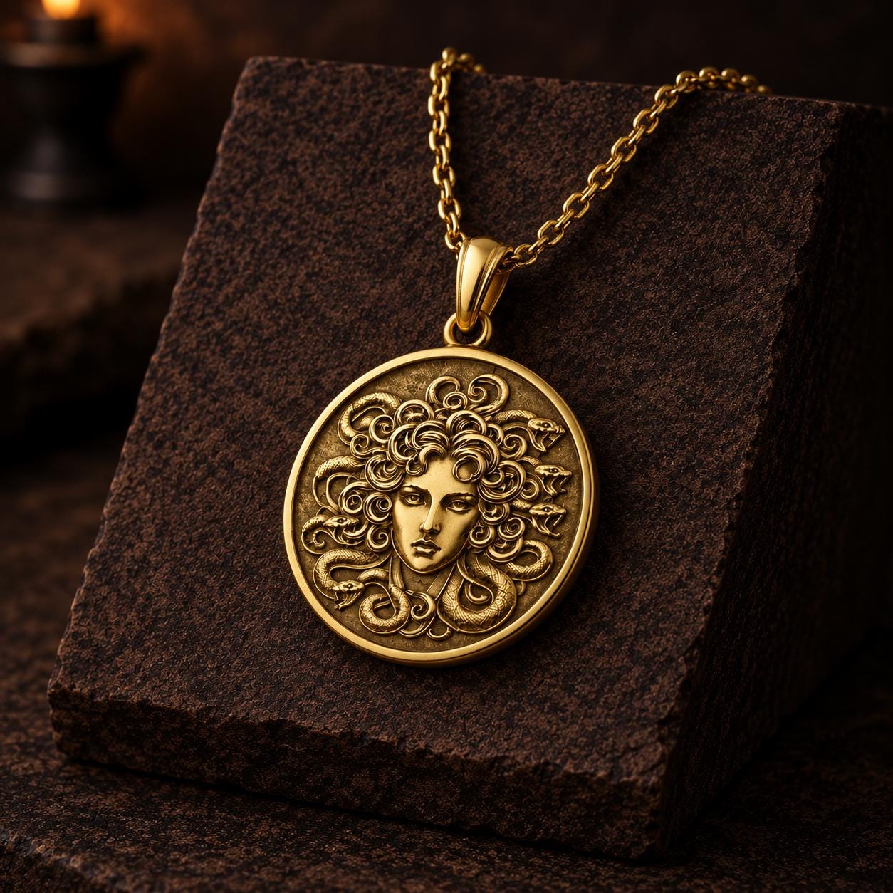 Medusa Pendant – Snake Necklace