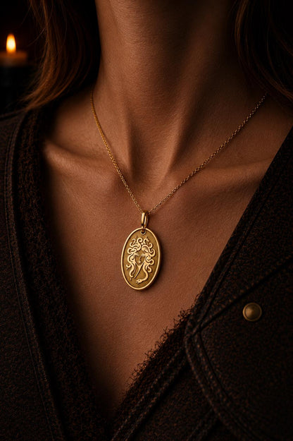 Medusa Necklace – Gothic Pendant
