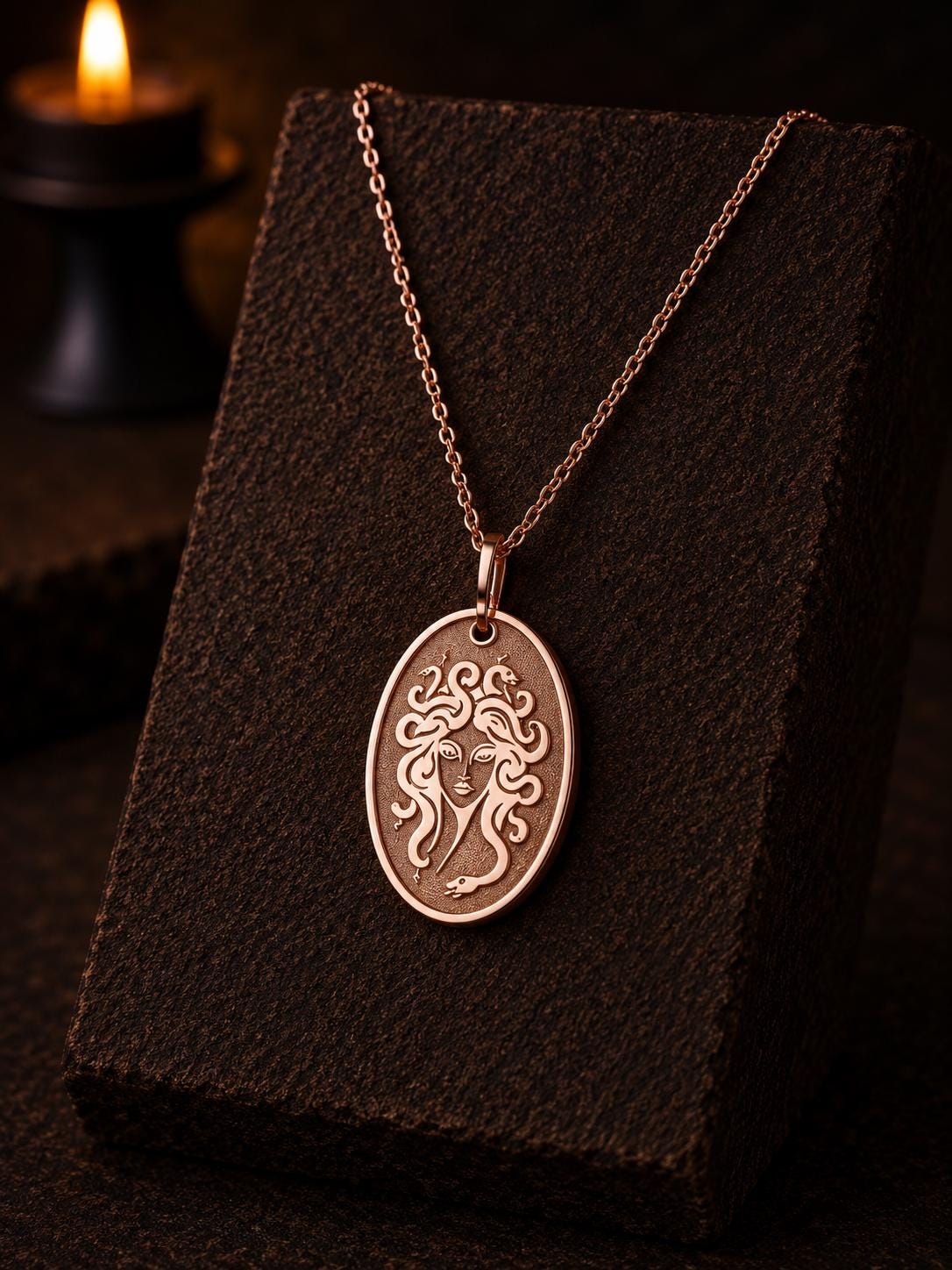 Medusa Necklace – Gothic Pendant