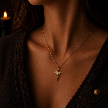 Caduceus Necklace