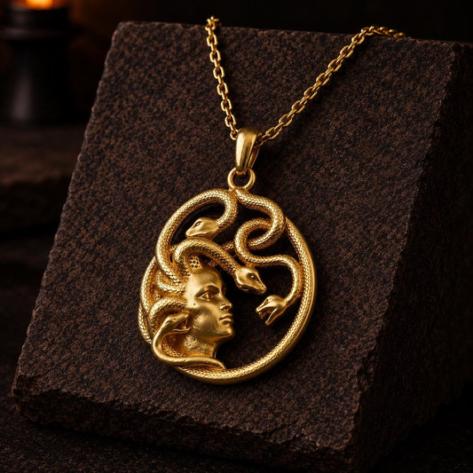 Medusa Necklace – Gothic Fantasy Pendant