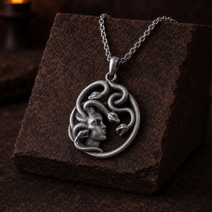 Medusa Necklace – Gothic Fantasy Pendant