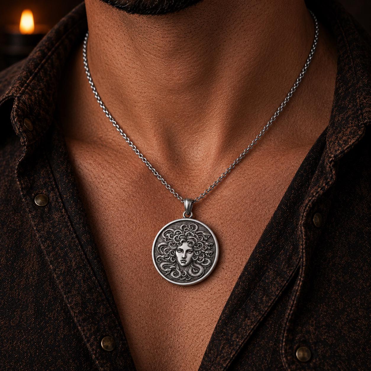 Medusa Pendant – Snake Necklace