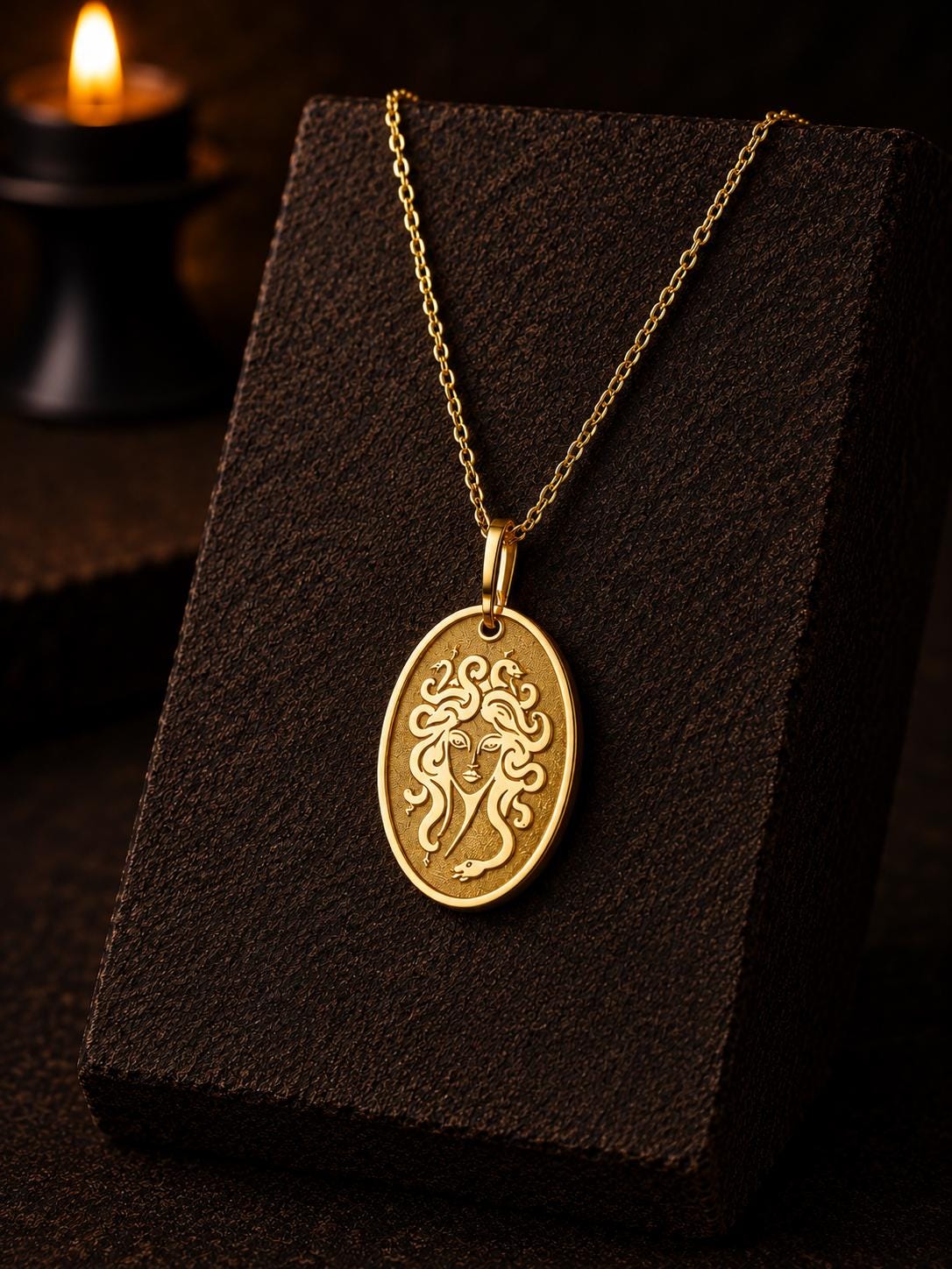 Medusa Necklace – Gothic Pendant