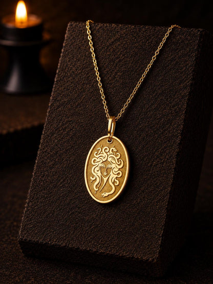 Medusa Necklace – Gothic Pendant