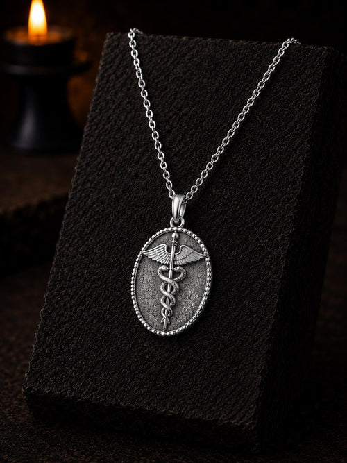 Caduceus Necklace – Medical Student Edition